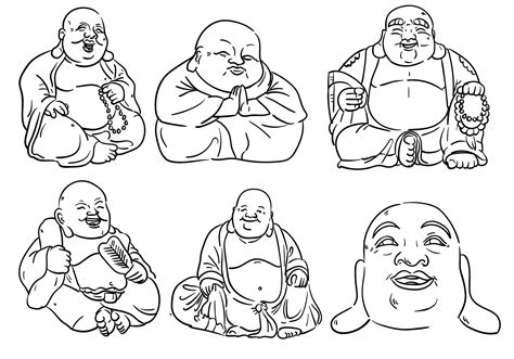 Happy Buddha Drawing at GetDrawings Free download