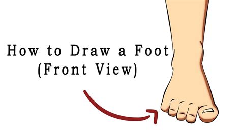 How To Draw Feet Front View Zikrina Blog's