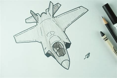 how to draw fighter jet