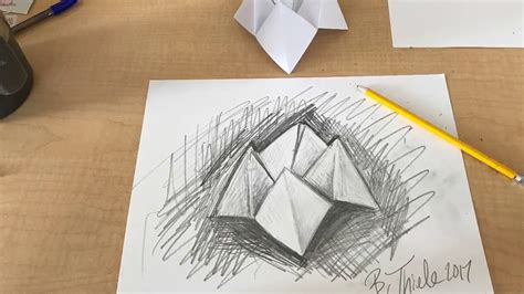 How To Draw Folded Paper
