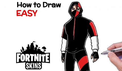 How To Draw Drift Mask ★ Fortnite ★ Cute Easy Drawing