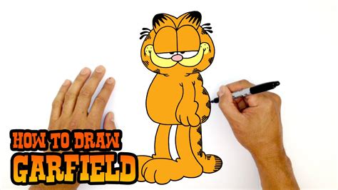 How to Draw Garfield Easy Drawing Guides Easy drawings