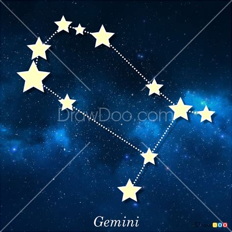 "Gemini Constellation" Art Print by ellenjenkins Redbubble