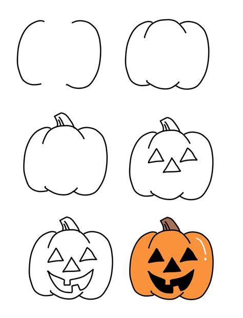 How to Draw a Halloween Pumpkin · Art Projects for Kids