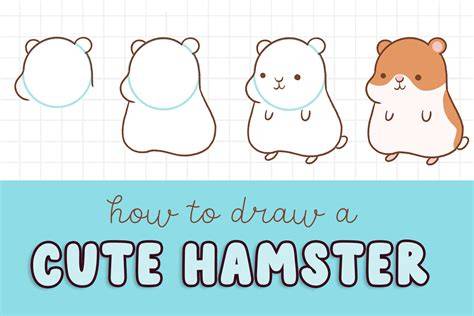 How to Draw a Hamster (Step by Step Pictures) Cool2bKids