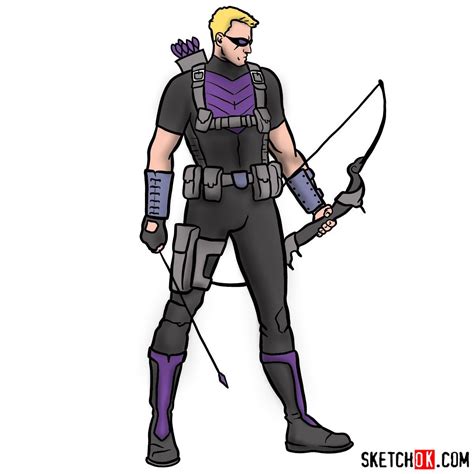 Easy Hawkeye Drawings