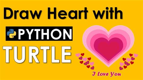 Heart Shape Using Python Turtle Graphics l KNOWLEDGE DOCTOR l Mishu