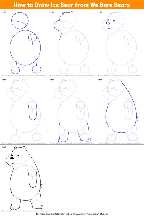 How to Draw a Polar Bear (Step by Step Pictures)