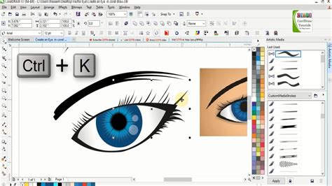 Corel draw design YouTube