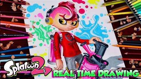 Learn How to Draw Agent 4 from Splatoon 2 (Splatoon 2