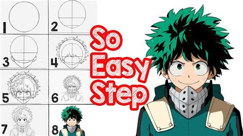 In drawing Izuku Midoriya! [Fanart] BokuNoHeroAcademia