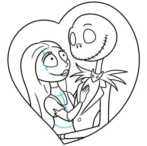 Jack and Sally sketch by InkedAlpha on DeviantArt