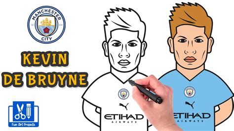 how to draw kevin de bruyne