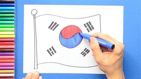 how to draw korea