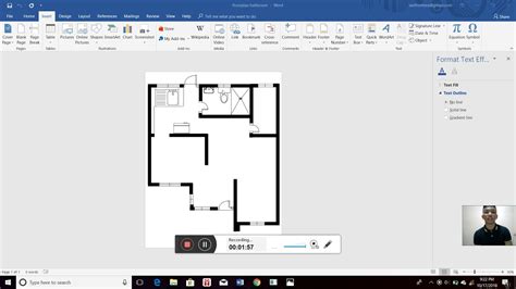 how to draw layout plan in word