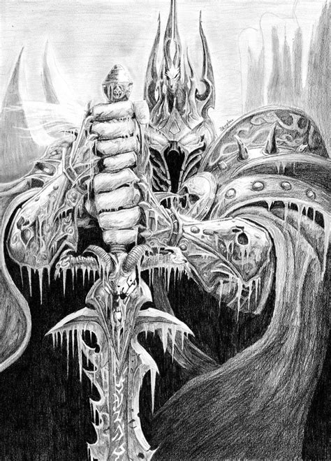 Hearthstone The Lich King Speed Drawing YouTube