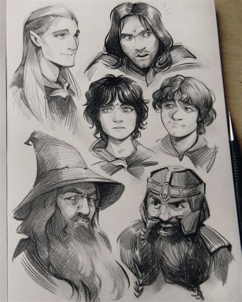 Lord Of The Rings Drawing at GetDrawings Free download