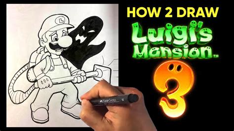 Lets Speed Draw Luigi's Mansion YouTube