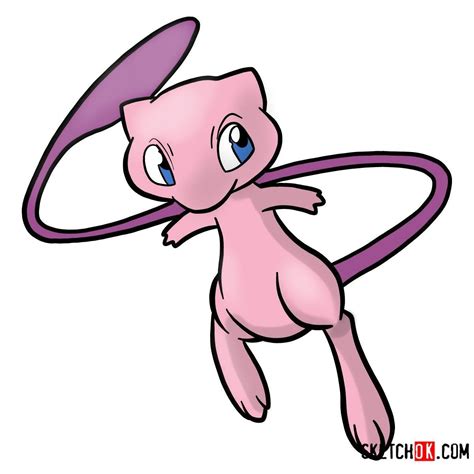 How To Draw Mew Pokemon YouTube