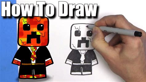 How to draw Minecraft Steve Easy stepbystep drawing