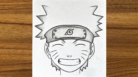 how to draw naruto step by step easy with pencil