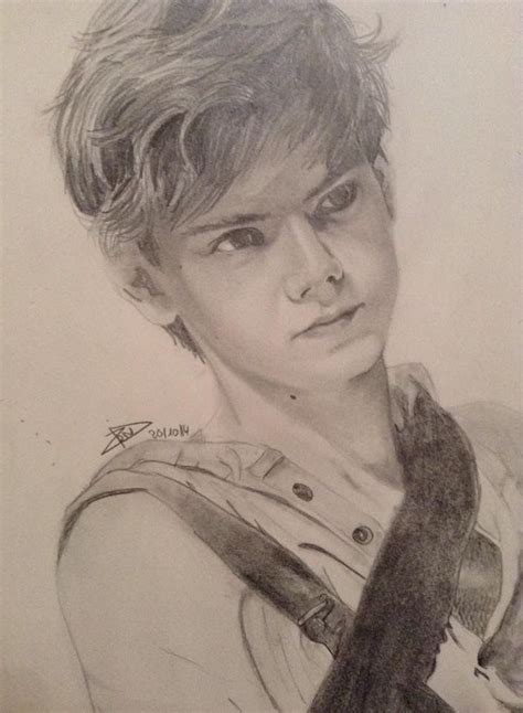 how to draw newt from maze runner step by step