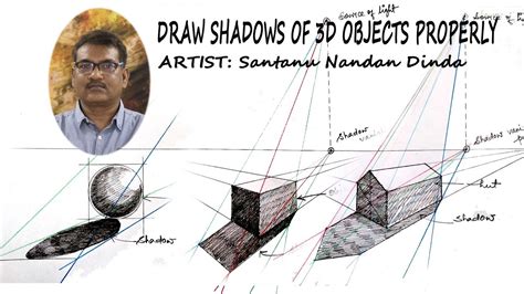 how to draw object with shadow