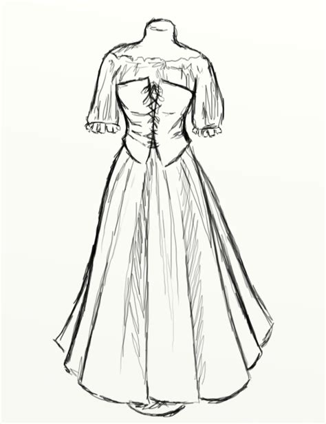 sketching draw dress drawing bridal weddingdress 