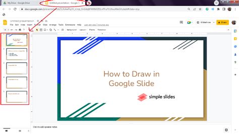 how to draw on google slides with apple pencil