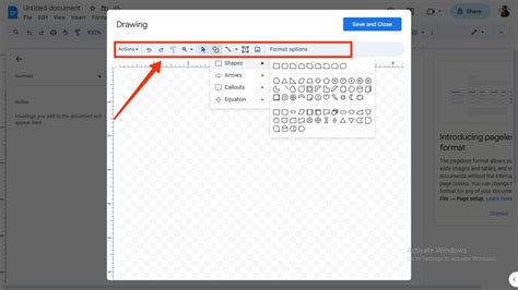 how to draw on top of a picture in google docs