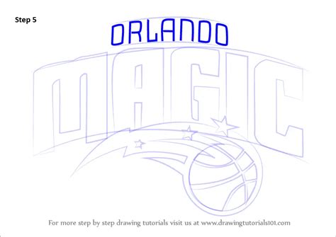 how to draw orlando magic logo