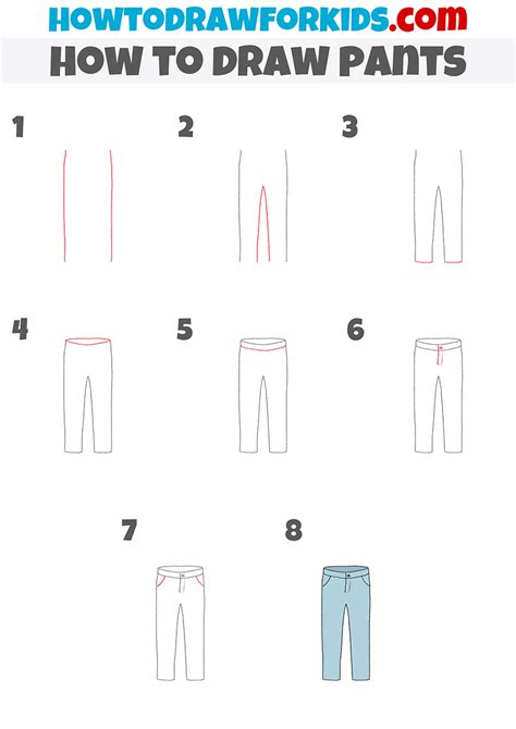 How To Draw Pants