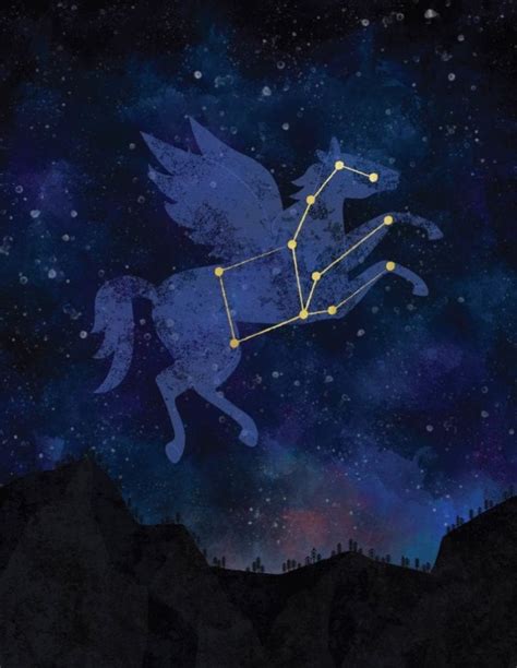 how to draw pegasus constellation