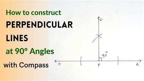 Drawing a Perpendicular from a Point on a line YouTube