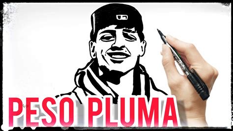 how to draw peso pluma name