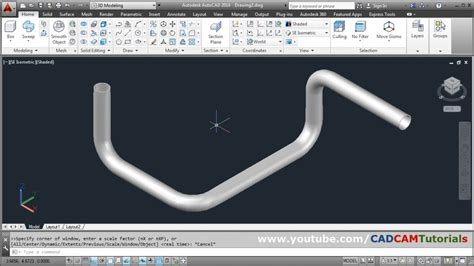How To Draw Pipe In Autocad