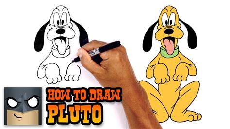 how to draw pluto from disney