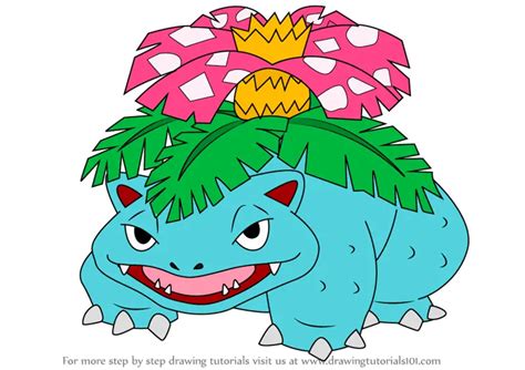 Learn How to Draw Venusaur from Pokemon GO (Pokemon GO