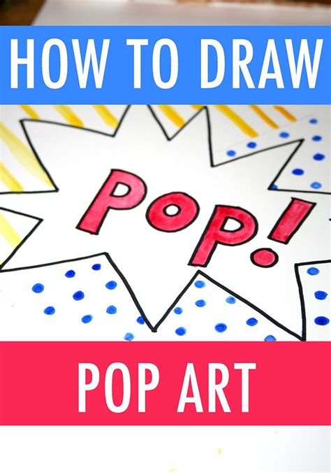 Create Roy Lichtenstein Style Pop Art Drawing