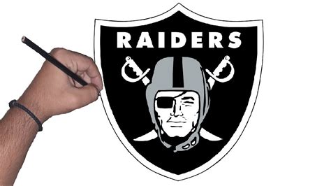 Download Transparent Outline Of Raiders Logo 3 By Diane