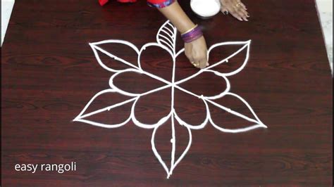 how to draw border designs step by step muggulu designs