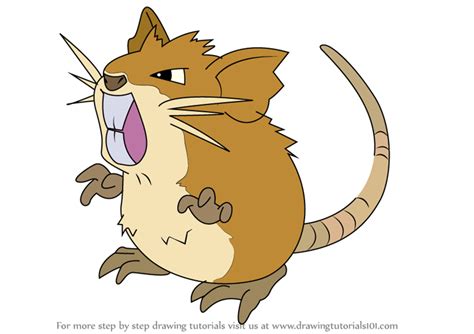Raticate Coloring pages for kids