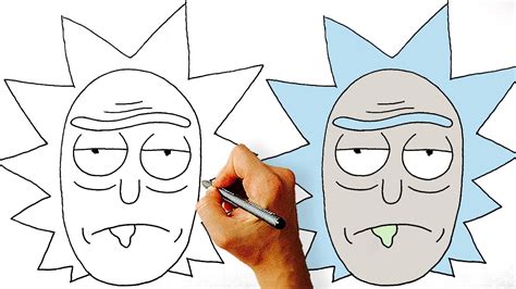 Rick from Rick and Morty Drawing Lesson. Learn How to Draw