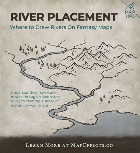 How To Draw Rivers On A Map