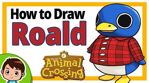 How to draw Roald Animal Crossing Step by step drawing