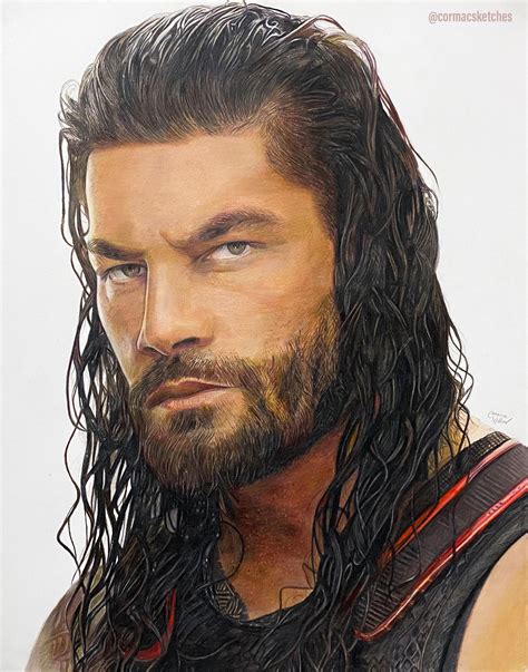 Best How To Draw Roman Reigns Sketch Free For Download