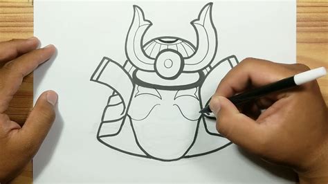 Samurai Helmet Drawing at Explore