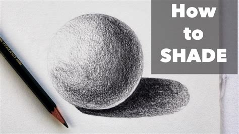how to draw shade with a pencil