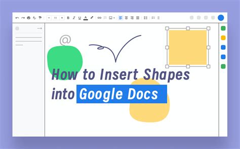 how to draw shape in google docs