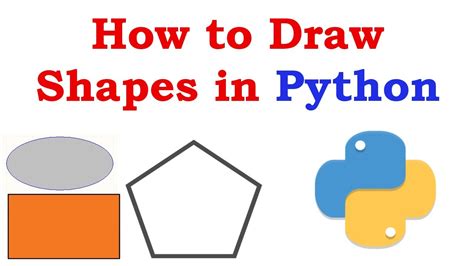 how to draw shapes in python without turtle